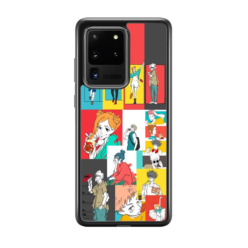 Jujutsu Kaisen Joy of Young People Samsung Galaxy S20 Ultra Case-Rubber Black (2D Case)-Oxvistore