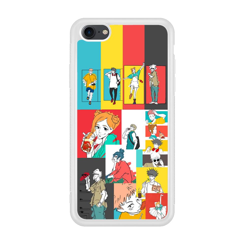 Jujutsu Kaisen Joy of Young People iPhone 8 Case-Oxvistore