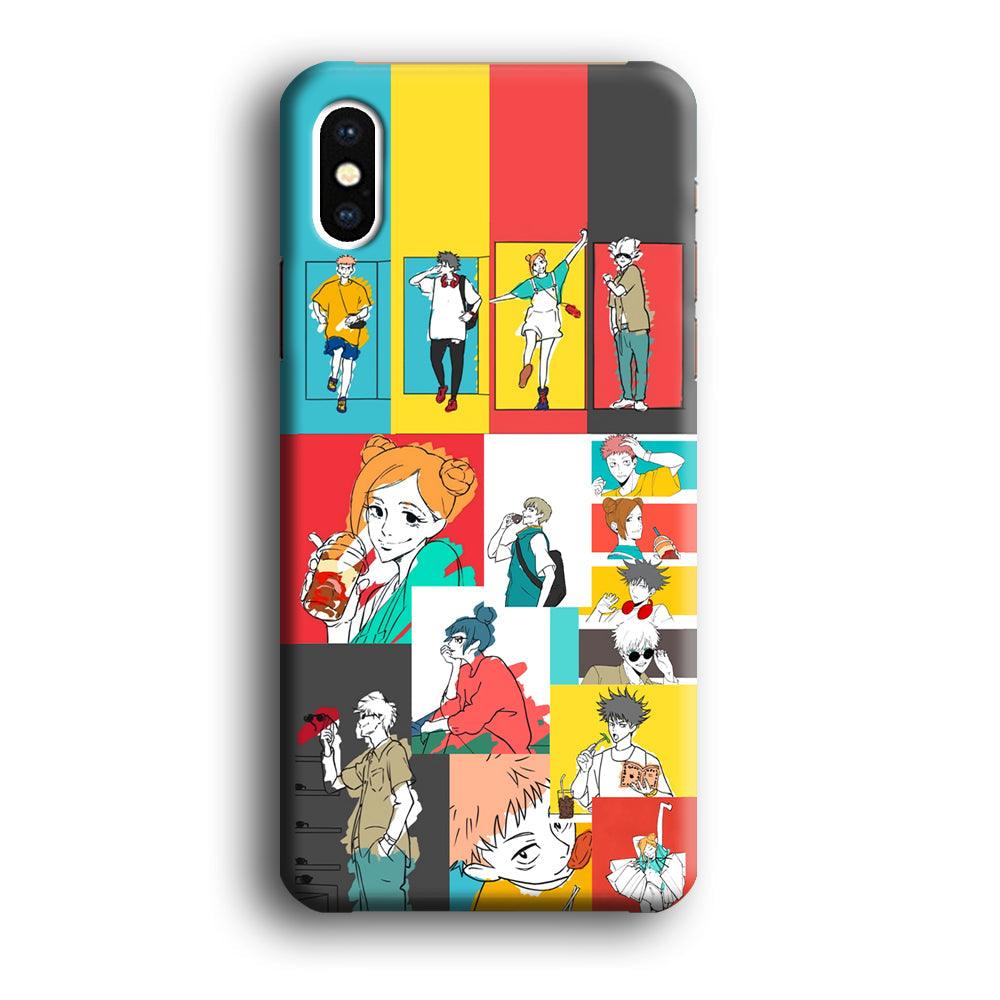 Jujutsu Kaisen Joy of Young People iPhone X Case-Oxvistore