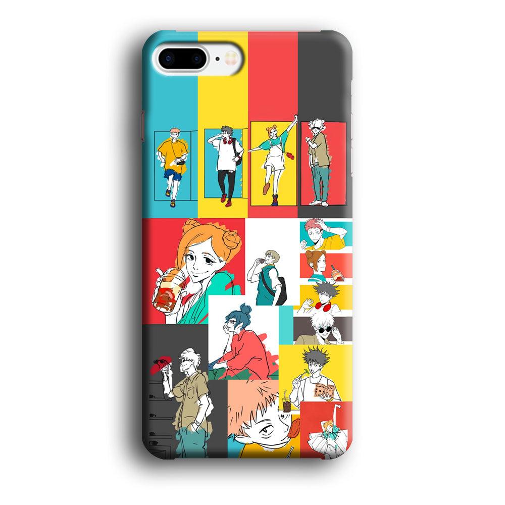 Jujutsu Kaisen Joy of Young People iPhone 8 Plus Case-Oxvistore