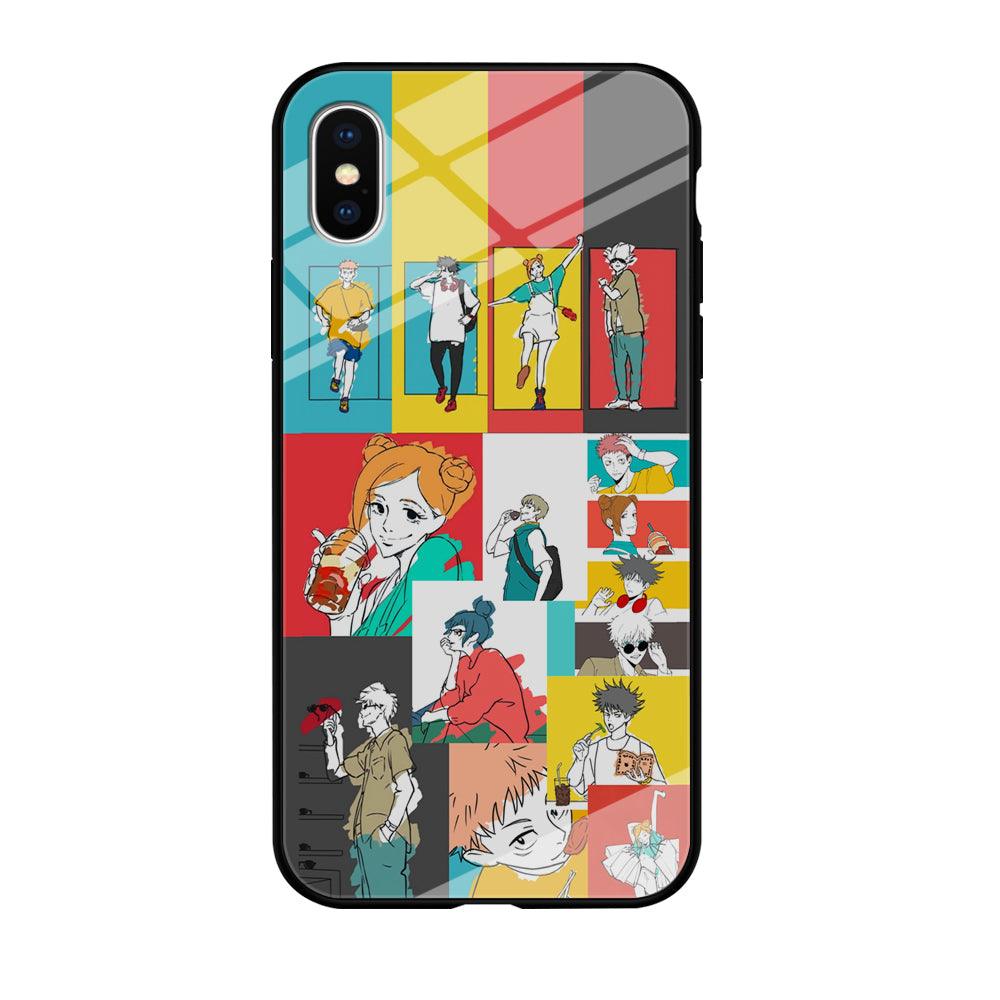 Jujutsu Kaisen Joy of Young People iPhone X Case-Oxvistore