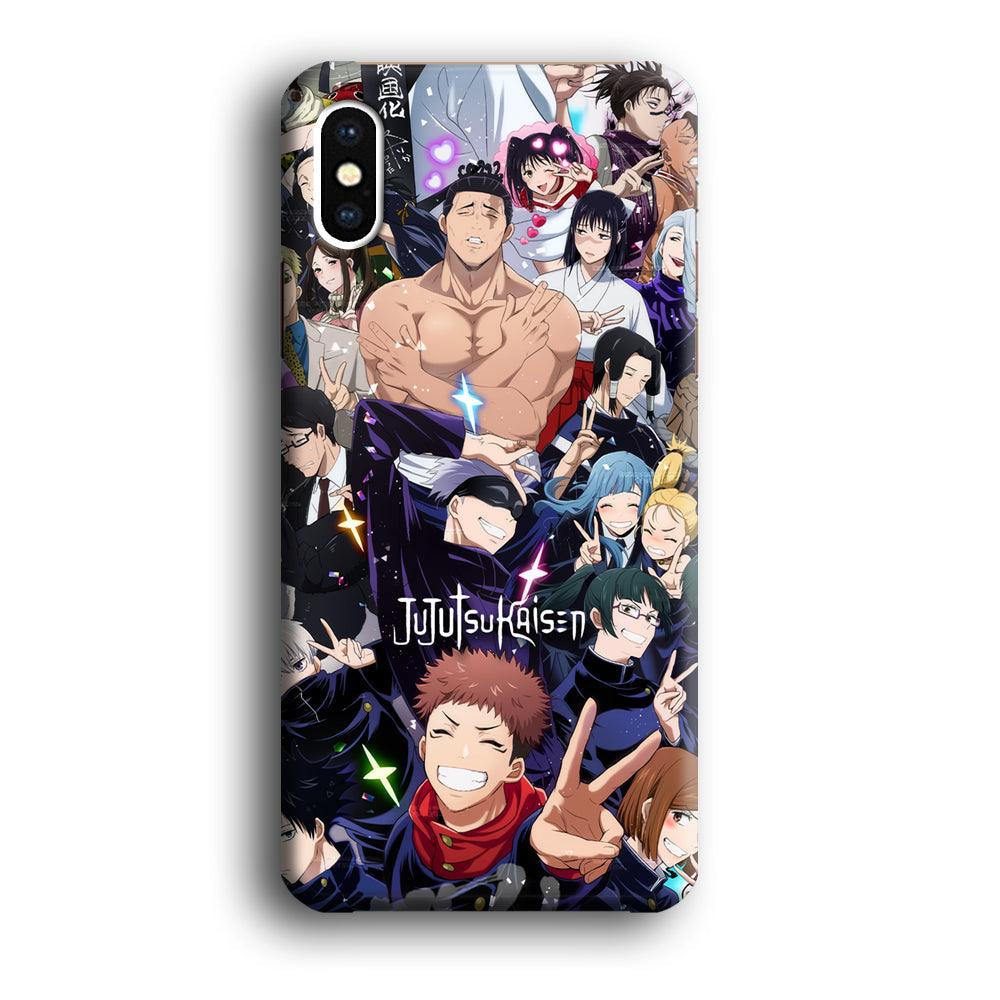 Jujutsu Kaisen Peace for Victory iPhone X Case-Oxvistore