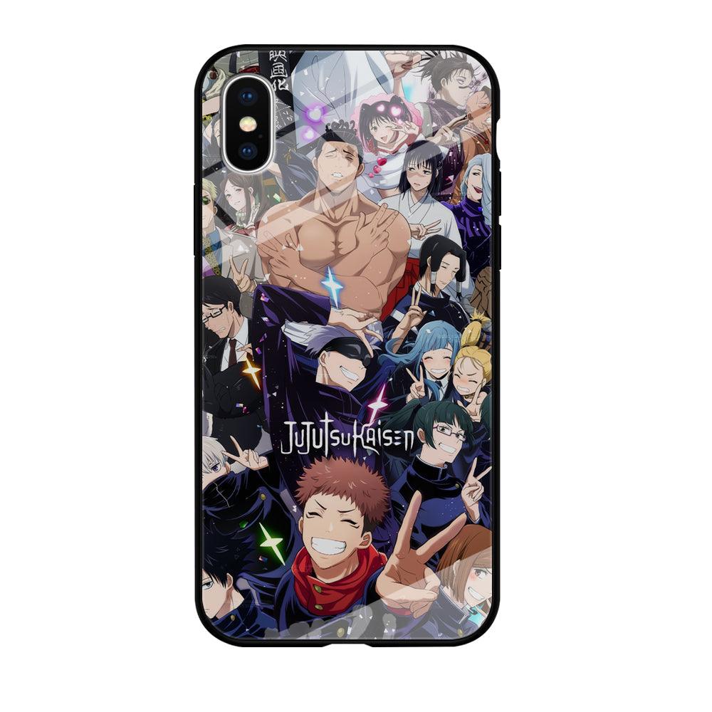 Jujutsu Kaisen Peace for Victory iPhone X Case-Oxvistore