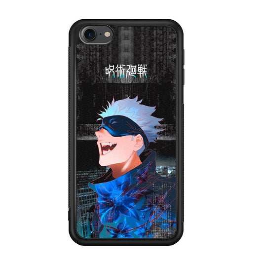 Jujutsu Kaisen Satoru Superiority iPod Touch 6 Case-Rubber Black (2D Case)-Oxvistore