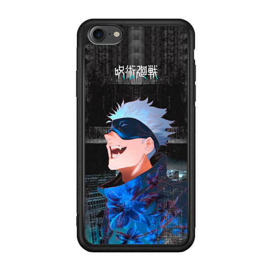 Jujutsu Kaisen Satoru Superiority iPhone 7 Case-Rubber Black (2D Case)-Oxvistore