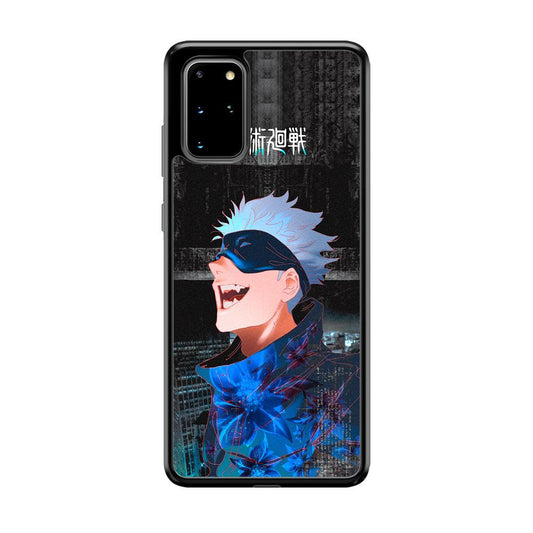 Jujutsu Kaisen Satoru Superiority Samsung Galaxy S20 Plus Case-Rubber Black (2D Case)-Oxvistore