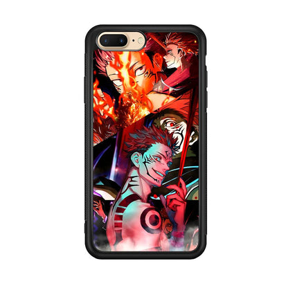 Jujutsu Kaisen Sukuna Pics Collage iPhone 8 Plus Case-Oxvistore