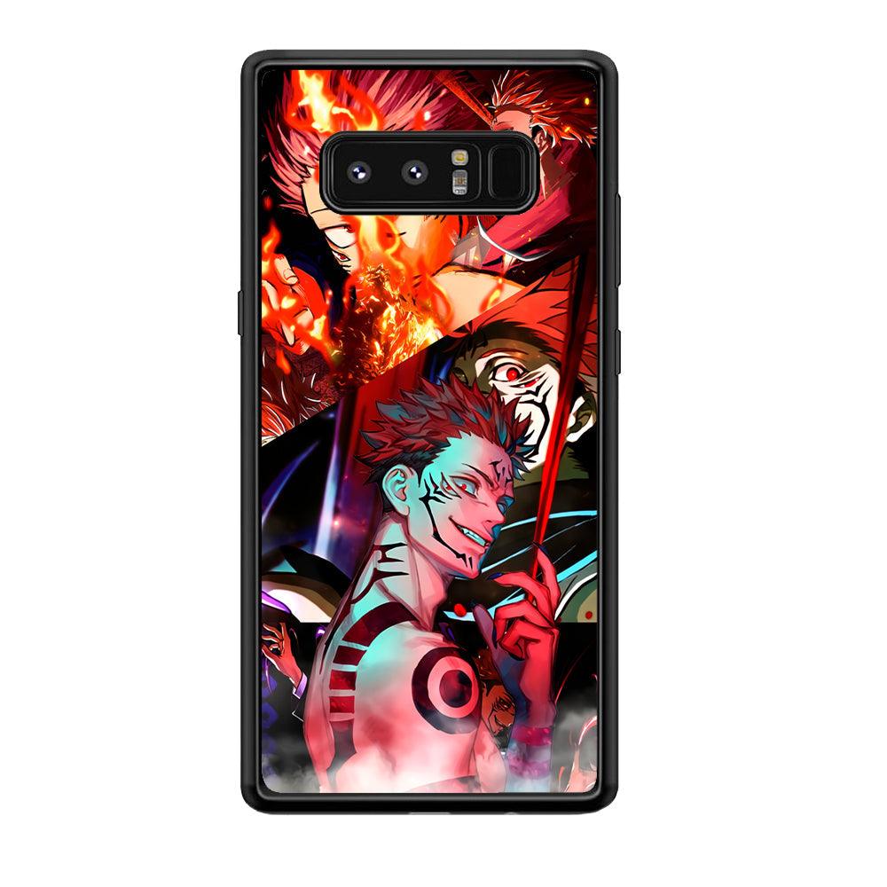 Jujutsu Kaisen Sukuna Pics Collage Samsung Galaxy Note 8 Case-Oxvistore