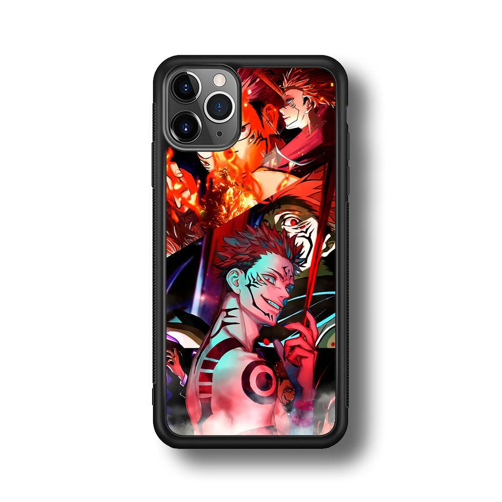 Jujutsu Kaisen Sukuna Pics Collage iPhone 11 Pro Case-Oxvistore