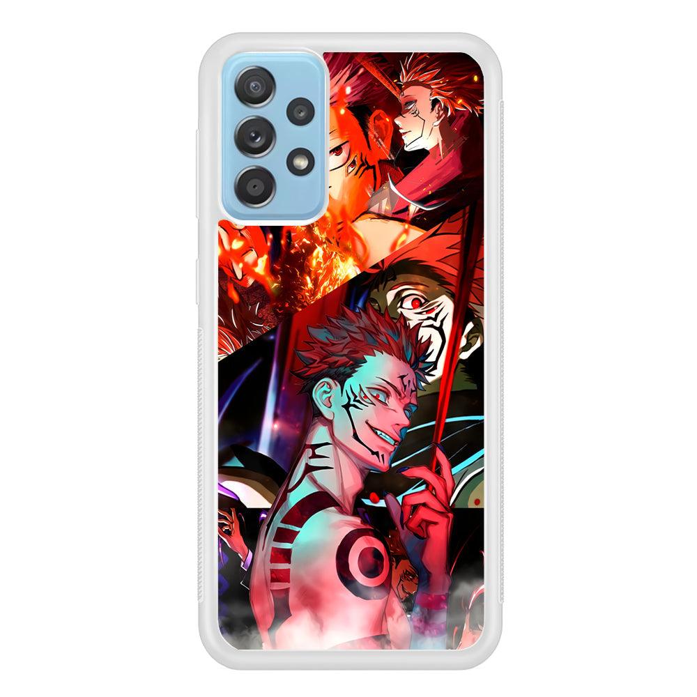 Jujutsu Kaisen Sukuna Pics Collage Samsung Galaxy A72 Case-Oxvistore