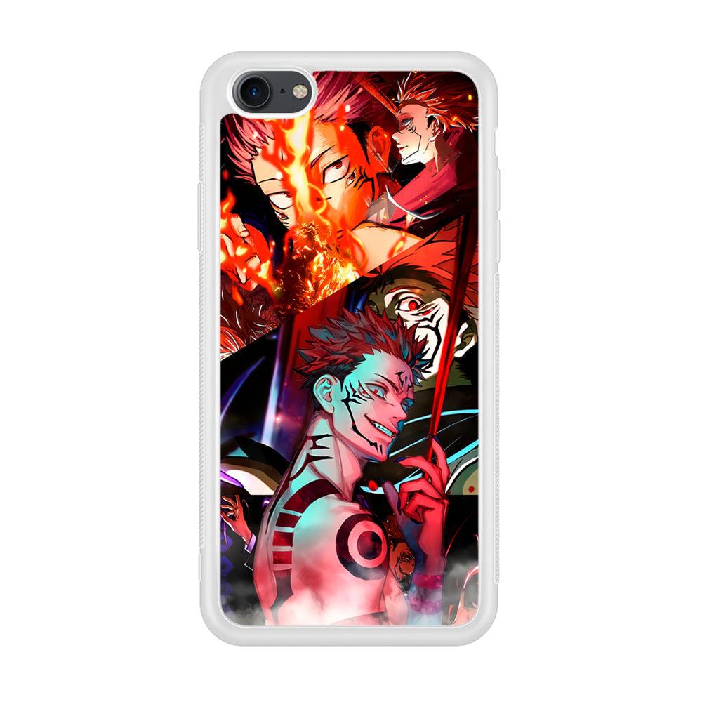 Jujutsu Kaisen Sukuna Pics Collage iPhone 8 Case-Oxvistore