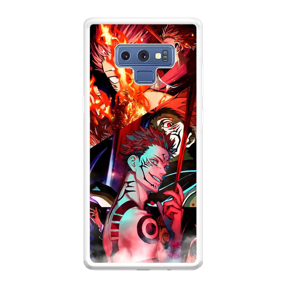 Jujutsu Kaisen Sukuna Pics Collage Samsung Galaxy Note 9 Case-Oxvistore