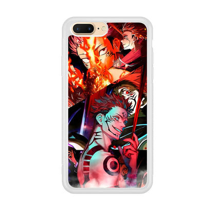 Jujutsu Kaisen Sukuna Pics Collage iPhone 8 Plus Case-Oxvistore