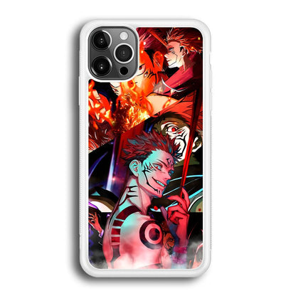 Jujutsu Kaisen Sukuna Pics Collage iPhone 12 Pro Case-Oxvistore