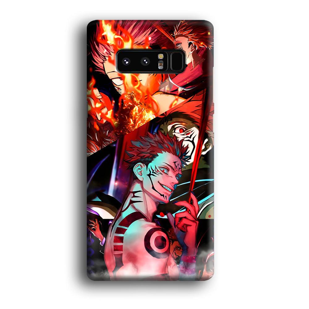 Jujutsu Kaisen Sukuna Pics Collage Samsung Galaxy Note 8 Case-Oxvistore