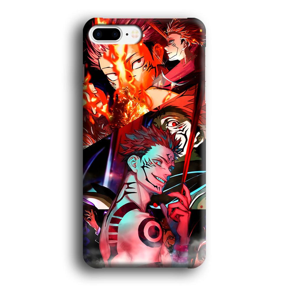 Jujutsu Kaisen Sukuna Pics Collage iPhone 8 Plus Case-Oxvistore