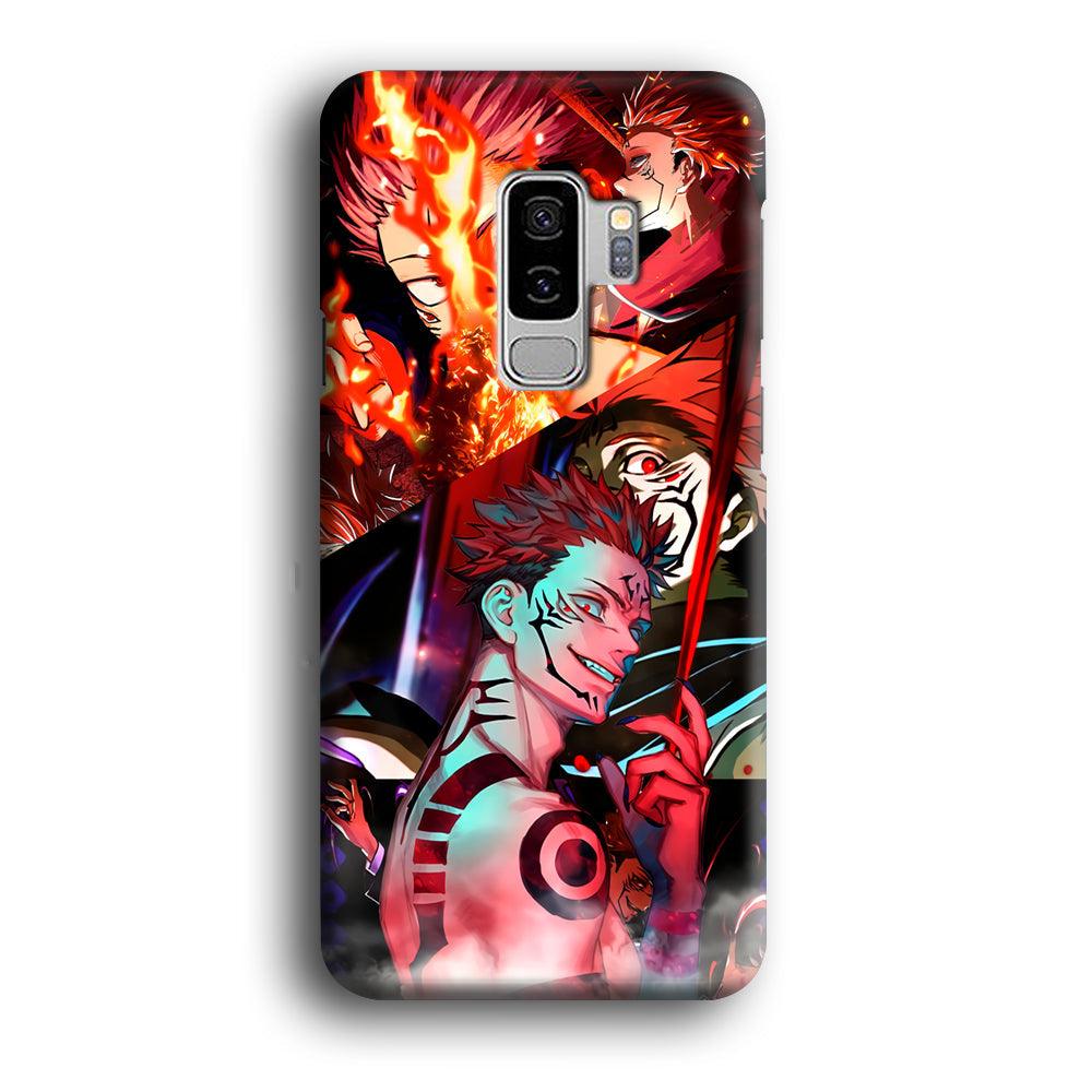 Jujutsu Kaisen Sukuna Pics Collage Samsung Galaxy S9 Plus Case-Oxvistore