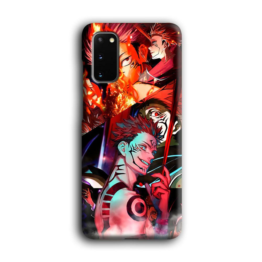 Jujutsu Kaisen Sukuna Pics Collage Samsung Galaxy S20 Case-Oxvistore