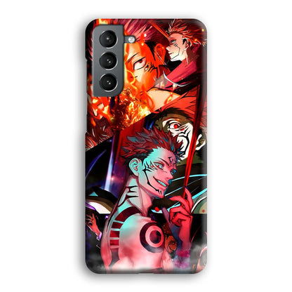 Jujutsu Kaisen Sukuna Pics Collage Samsung Galaxy S21 Plus Case-Oxvistore