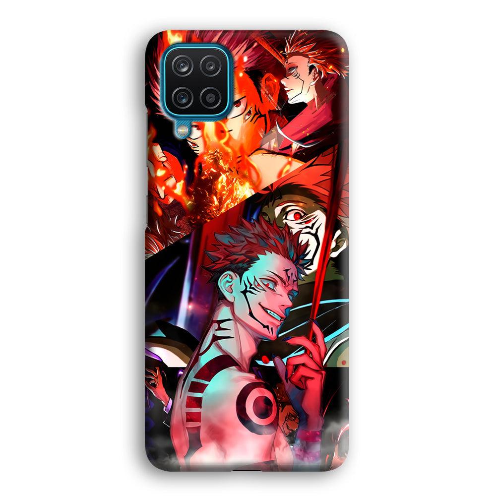 Jujutsu Kaisen Sukuna Pics Collage Samsung Galaxy A12 Case-Oxvistore