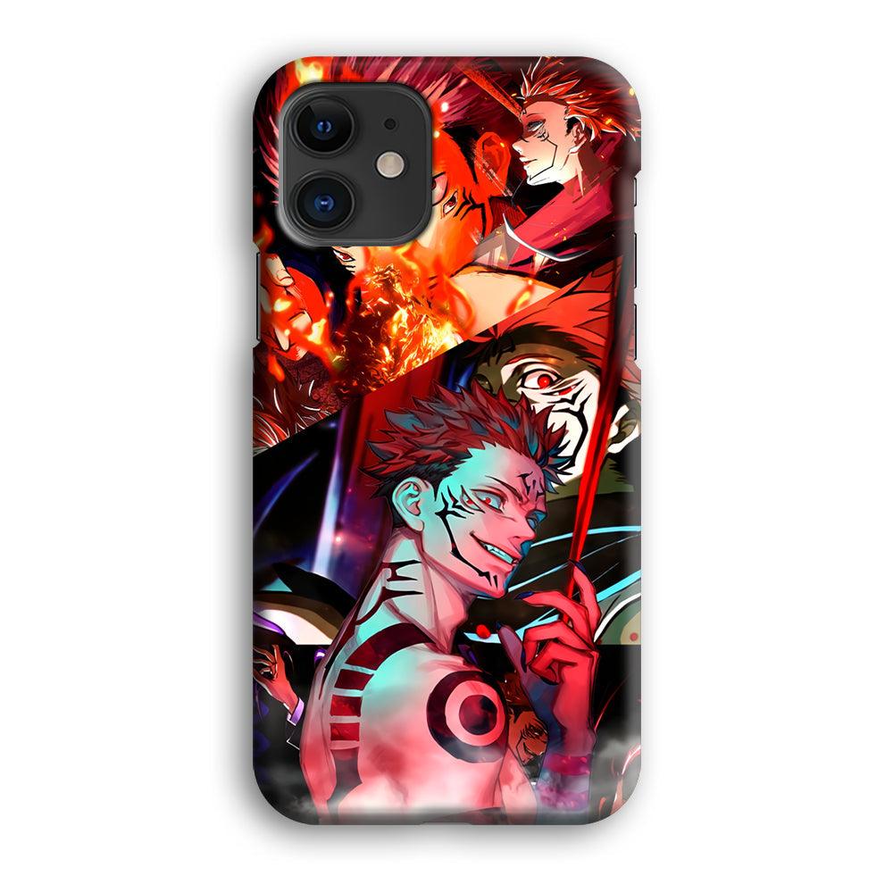 Jujutsu Kaisen Sukuna Pics Collage iPhone 12 Case-Oxvistore