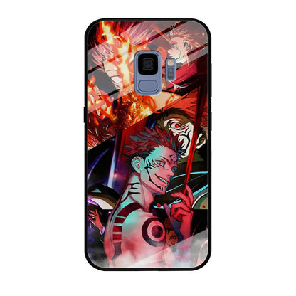 Jujutsu Kaisen Sukuna Pics Collage Samsung Galaxy S9 Case-Oxvistore