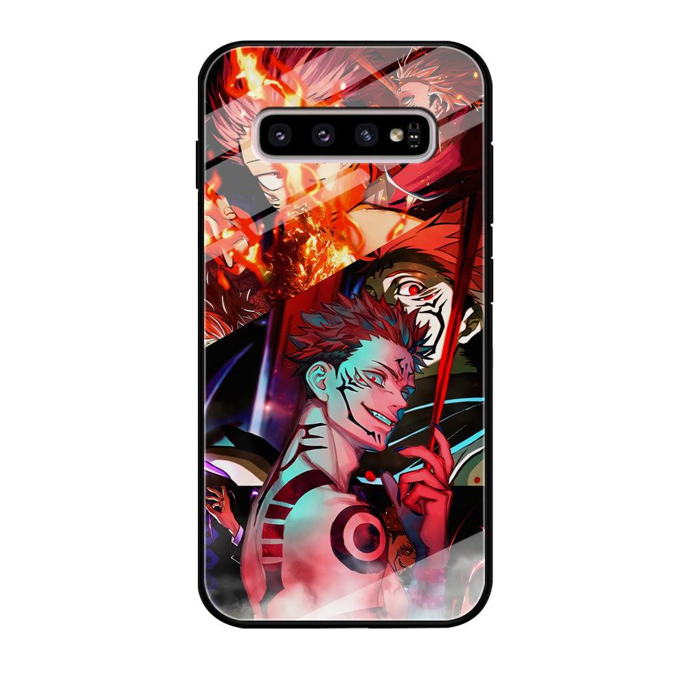 Jujutsu Kaisen Sukuna Pics Collage Samsung Galaxy S10 Plus Case-Oxvistore