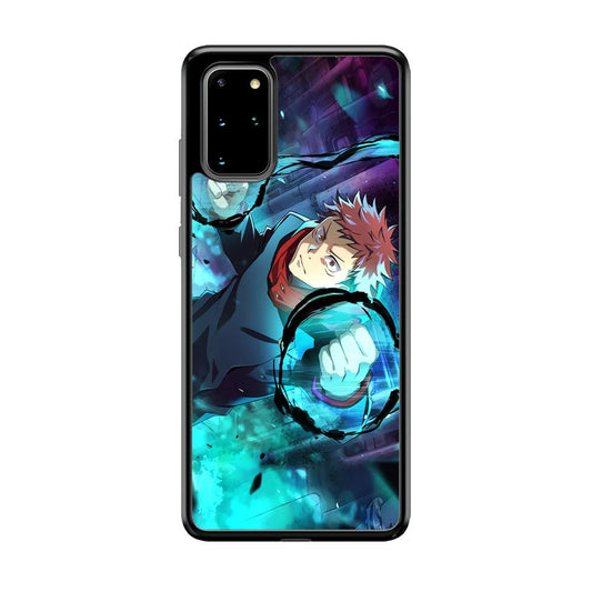 Jujutsu Kaisen Sukuna Release The Curse Samsung Galaxy S20 Plus Case-Rubber Black (2D Case)-Oxvistore