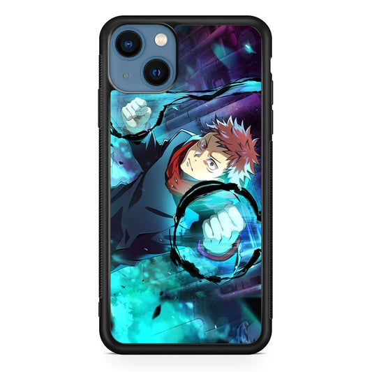 Jujutsu Kaisen Sukuna Release The Curse iPhone 14 Case-Rubber Black (2D Case)-Oxvistore