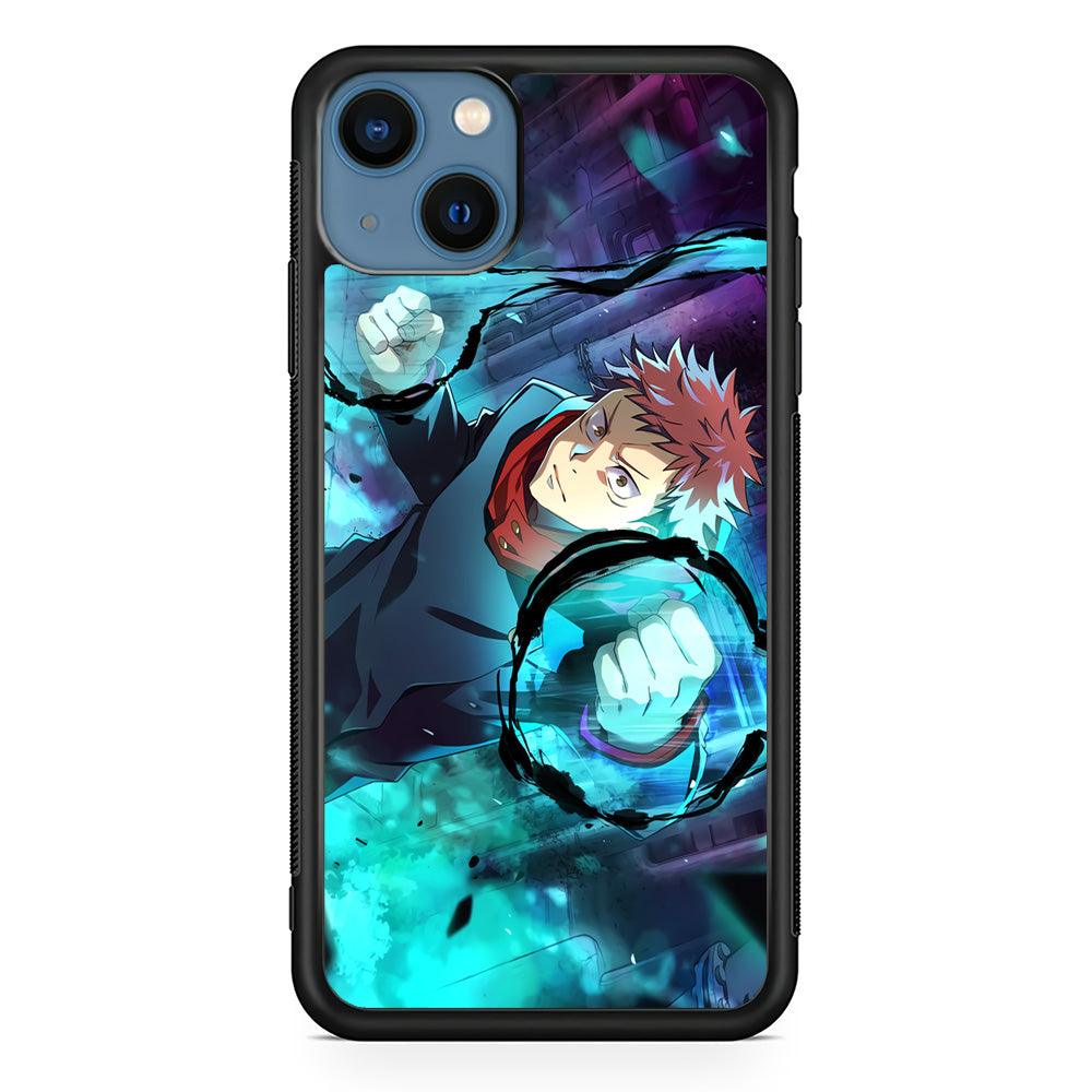 Jujutsu Kaisen Sukuna Release The Curse iPhone 14 Plus Case-Rubber Black (2D Case)-Oxvistore