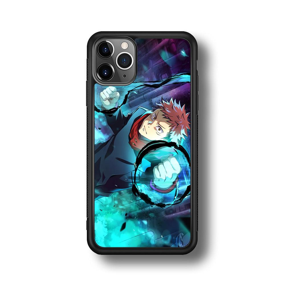 Jujutsu Kaisen Sukuna Release The Curse iPhone 11 Pro Max Case-Rubber Black (2D Case)-Oxvistore
