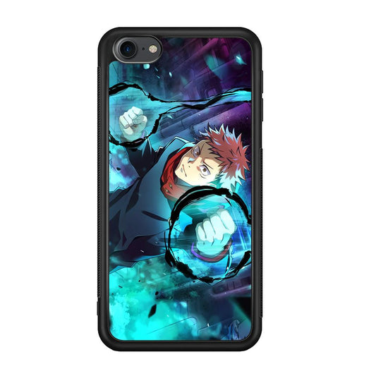 Jujutsu Kaisen Sukuna Release The Curse iPod Touch 6 Case-Rubber Black (2D Case)-Oxvistore