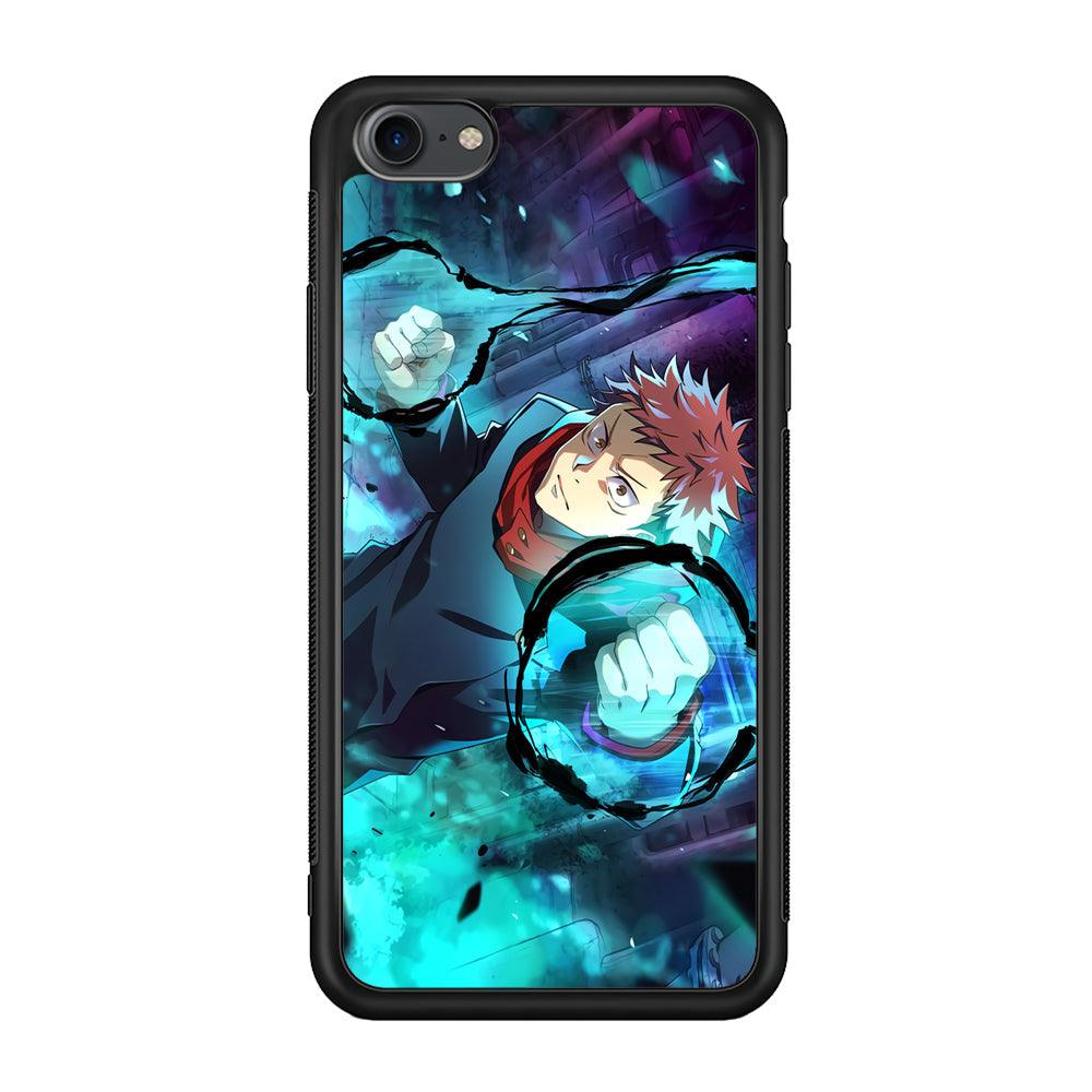Jujutsu Kaisen Sukuna Release The Curse iPhone 7 Case-Rubber Black (2D Case)-Oxvistore