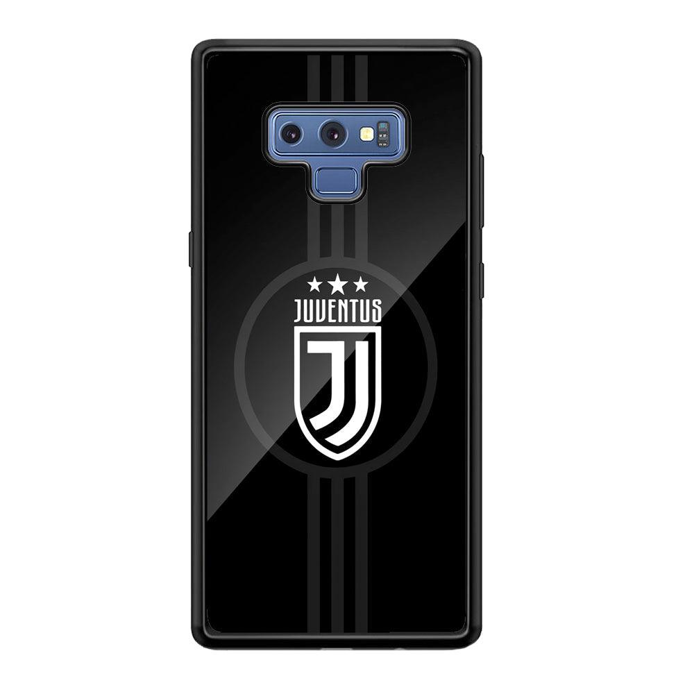 Juventus Shine on Black Samsung Galaxy Note 9 Case-Rubber Black (2D Case)-Oxvistore