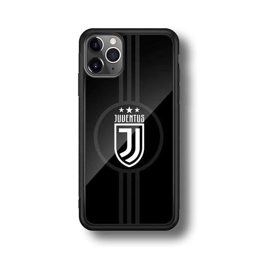Juventus Shine on Black iPhone 11 Pro Max Case-Rubber Black (2D Case)-Oxvistore