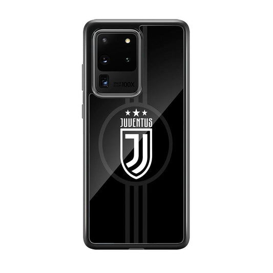 Juventus Shine on Black Samsung Galaxy S20 Ultra Case-Rubber Black (2D Case)-Oxvistore