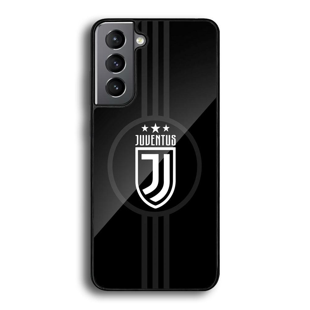 Juventus Shine on Black Samsung Galaxy S22 Case-Rubber Black (2D Case)-Oxvistore