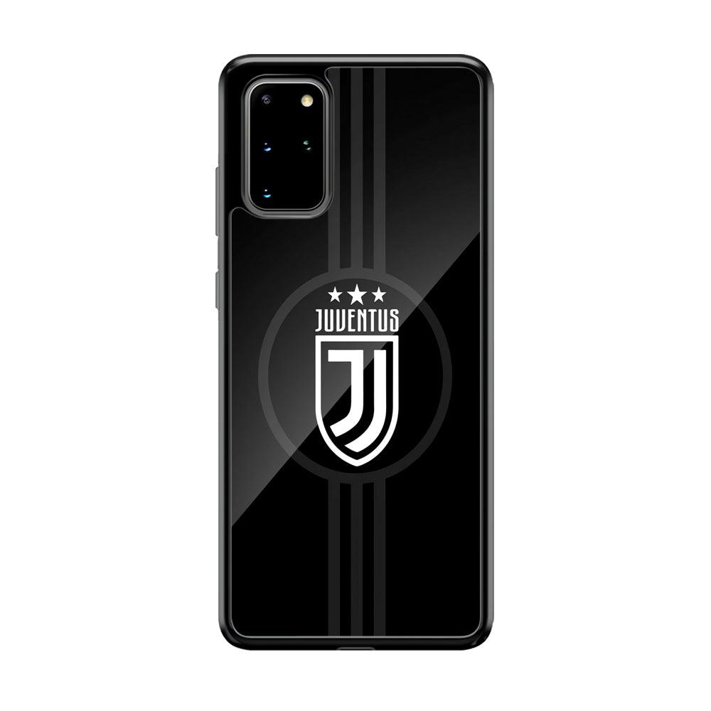 Juventus Shine on Black Samsung Galaxy S20 Plus Case-Rubber Black (2D Case)-Oxvistore