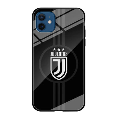 Juventus Shine on Black iPhone 12 Case-Oxvistore