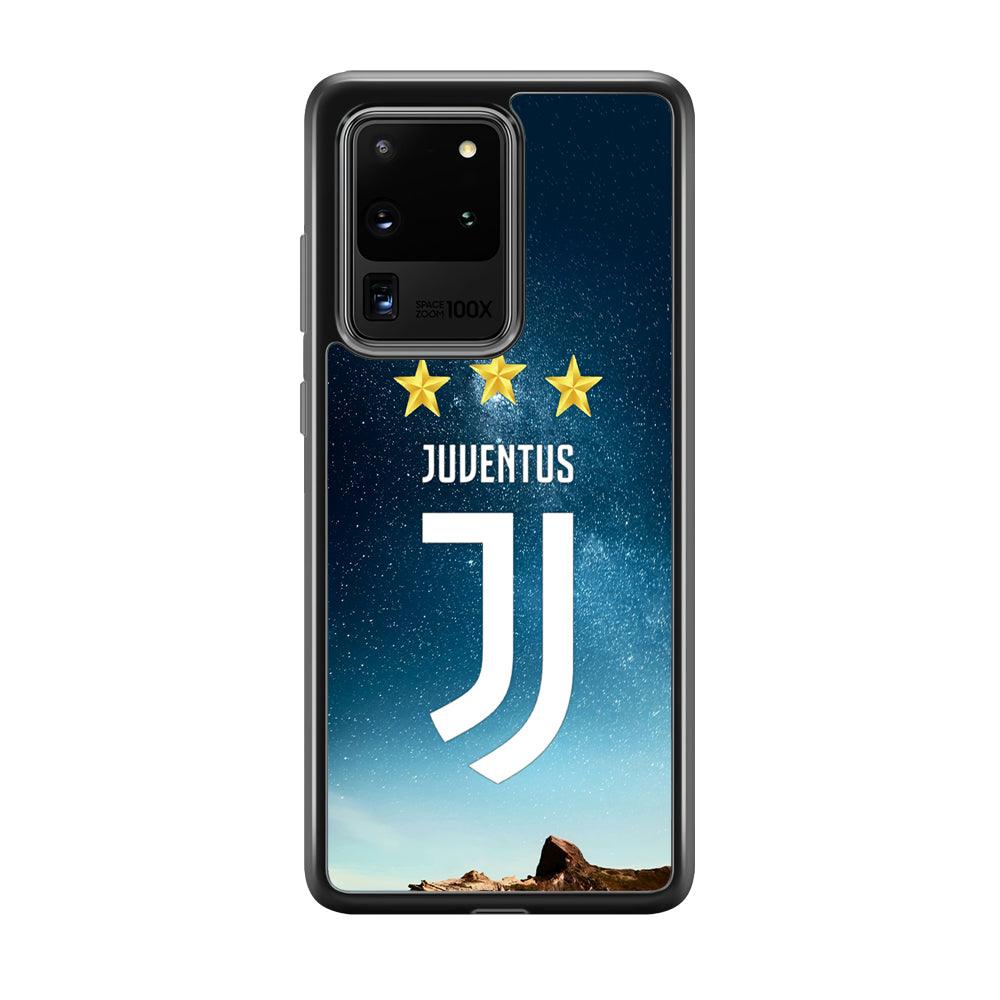 Juventus Star in The Sky Samsung Galaxy S20 Ultra Case-Rubber Black (2D Case)-Oxvistore
