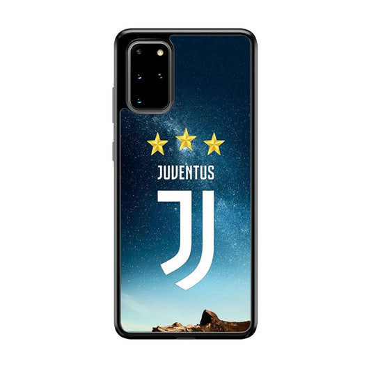 Juventus Star in The Sky Samsung Galaxy S20 Plus Case-Rubber Black (2D Case)-Oxvistore