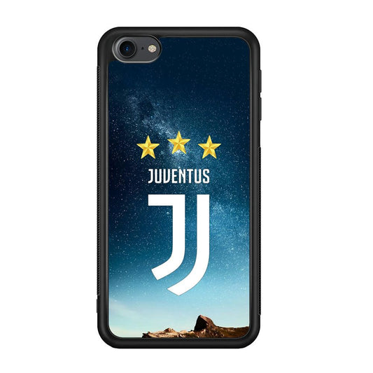 Juventus Star in The Sky iPod Touch 6 Case-Rubber Black (2D Case)-Oxvistore