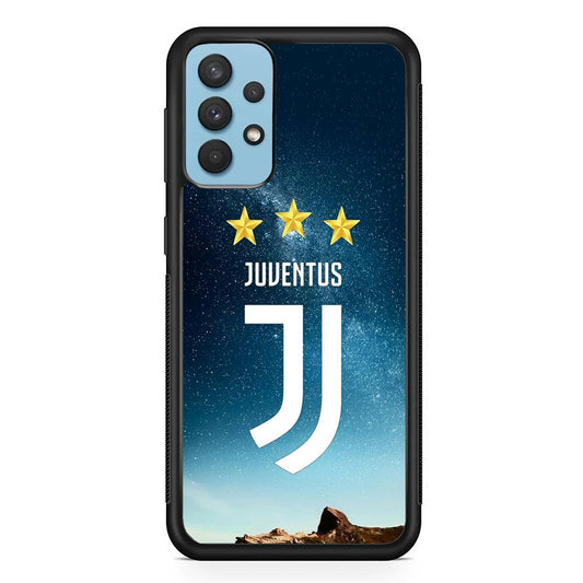Juventus Star in The Sky Samsung Galaxy A32 Case-Rubber Black (2D Case)-Oxvistore