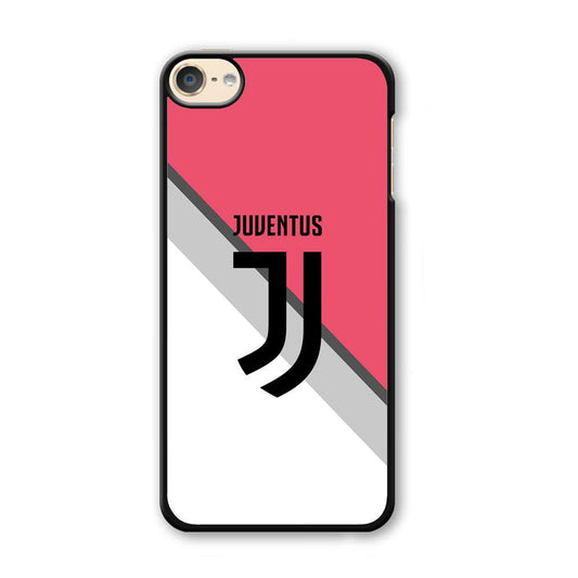 Juventus Pink Jersey iPod Touch 6 Case-Plastic Black (2D Case)-Oxvistore