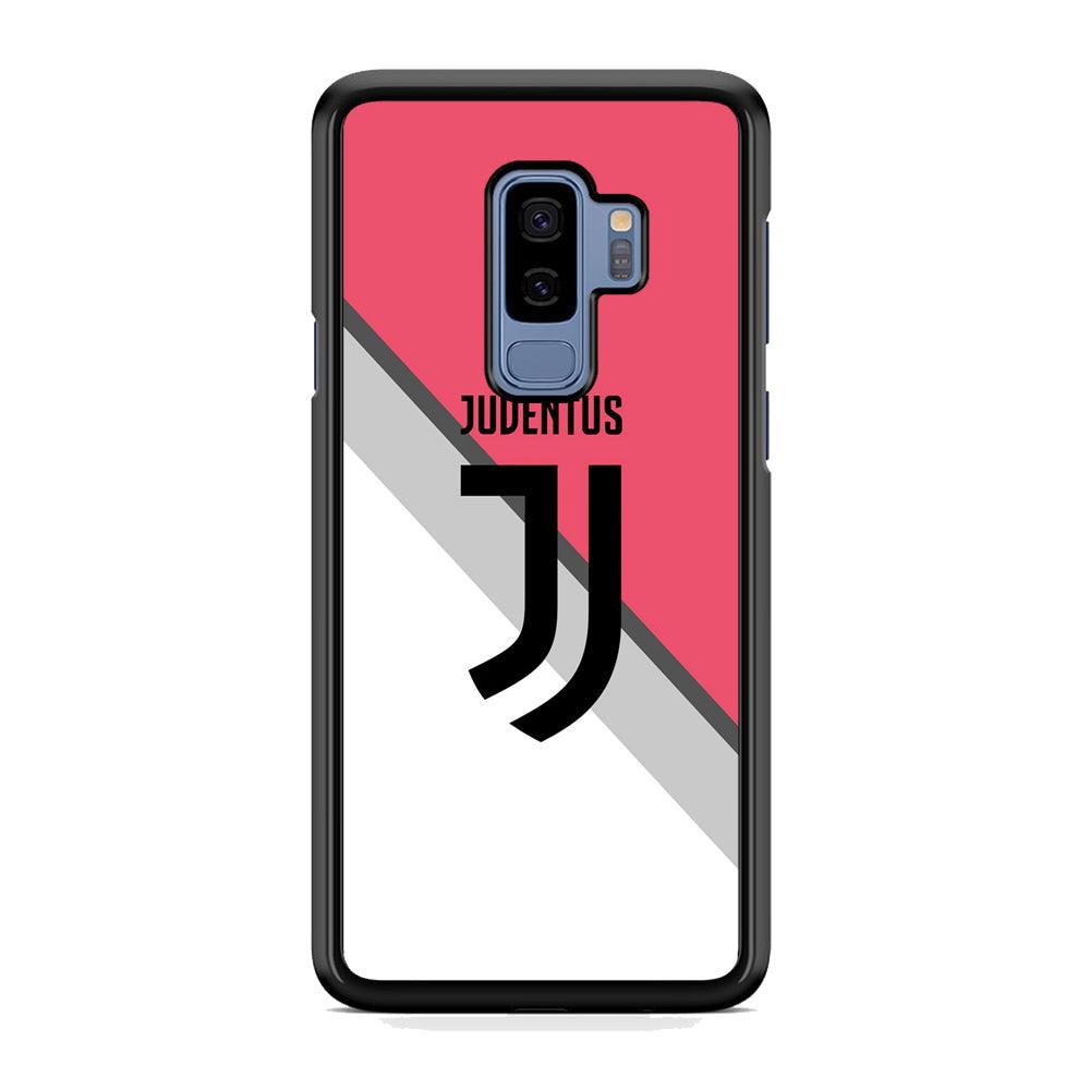 Juventus Pink Jersey Samsung Galaxy S9 Plus Case-Rubber Black (2D Case)-Oxvistore