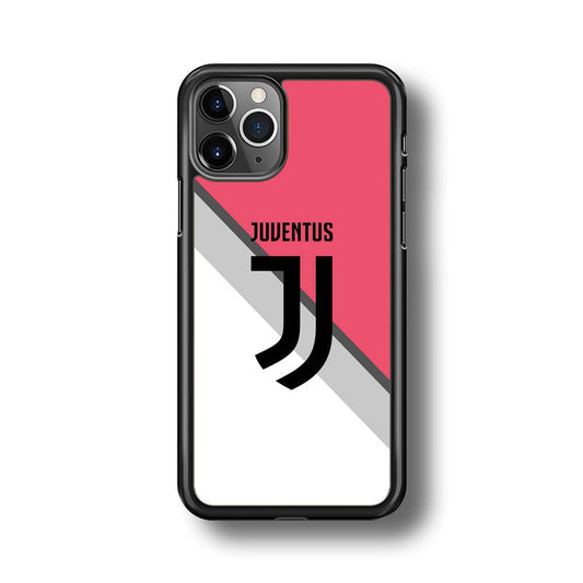 Juventus Pink Jersey iPhone 11 Pro Case-Rubber White (2D Case)-Oxvistore