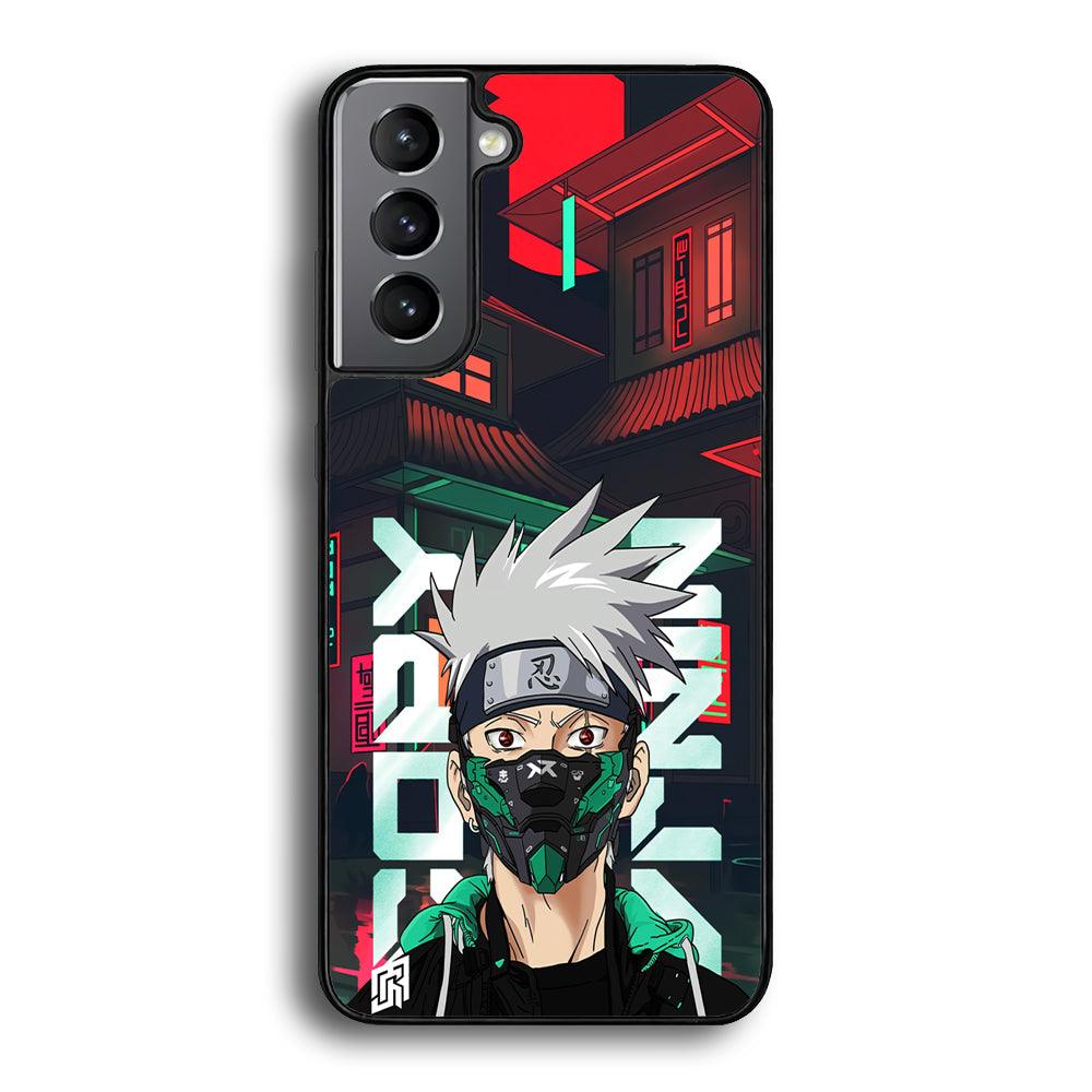 Kakashi The Ultimate Copy Jutsu Samsung Galaxy S24 Case-Rubber Black (2D Case)-Oxvistore