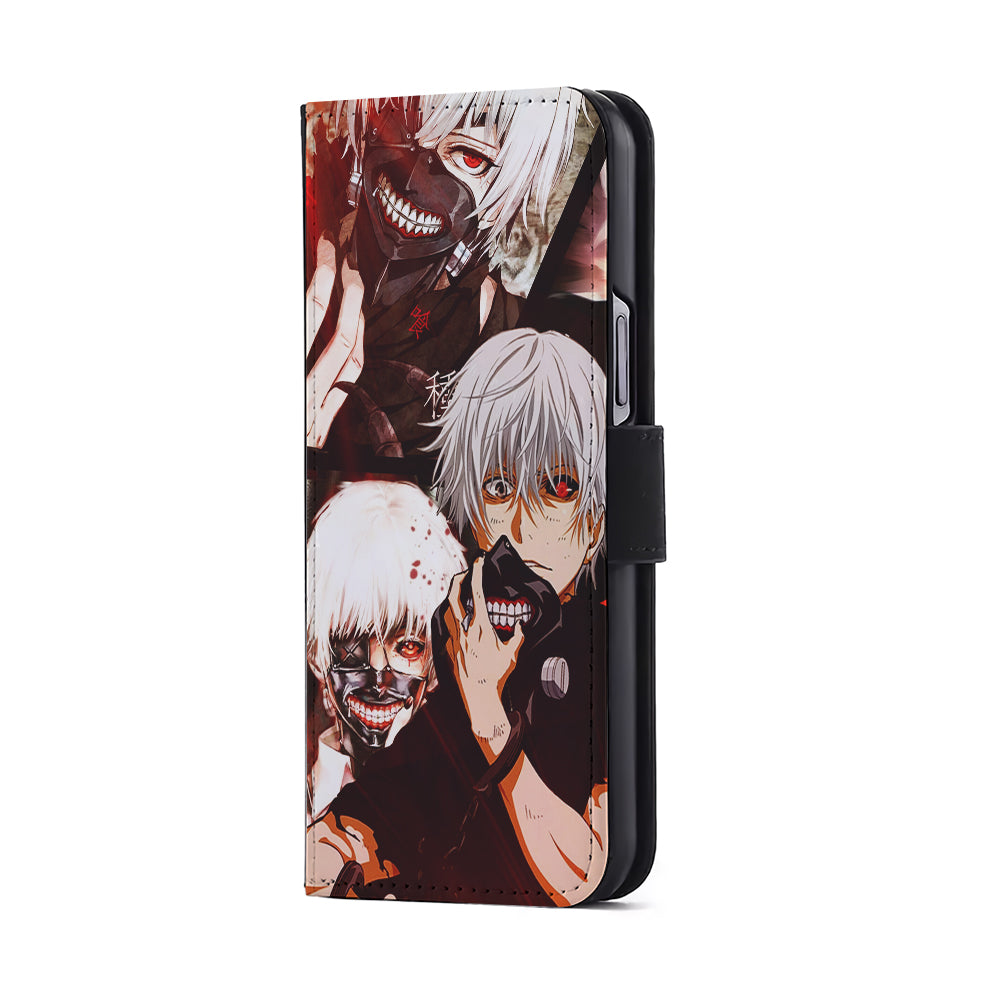 Kaneki Tokyo Ghoul Aesthetic Flip Wallet Phone Case