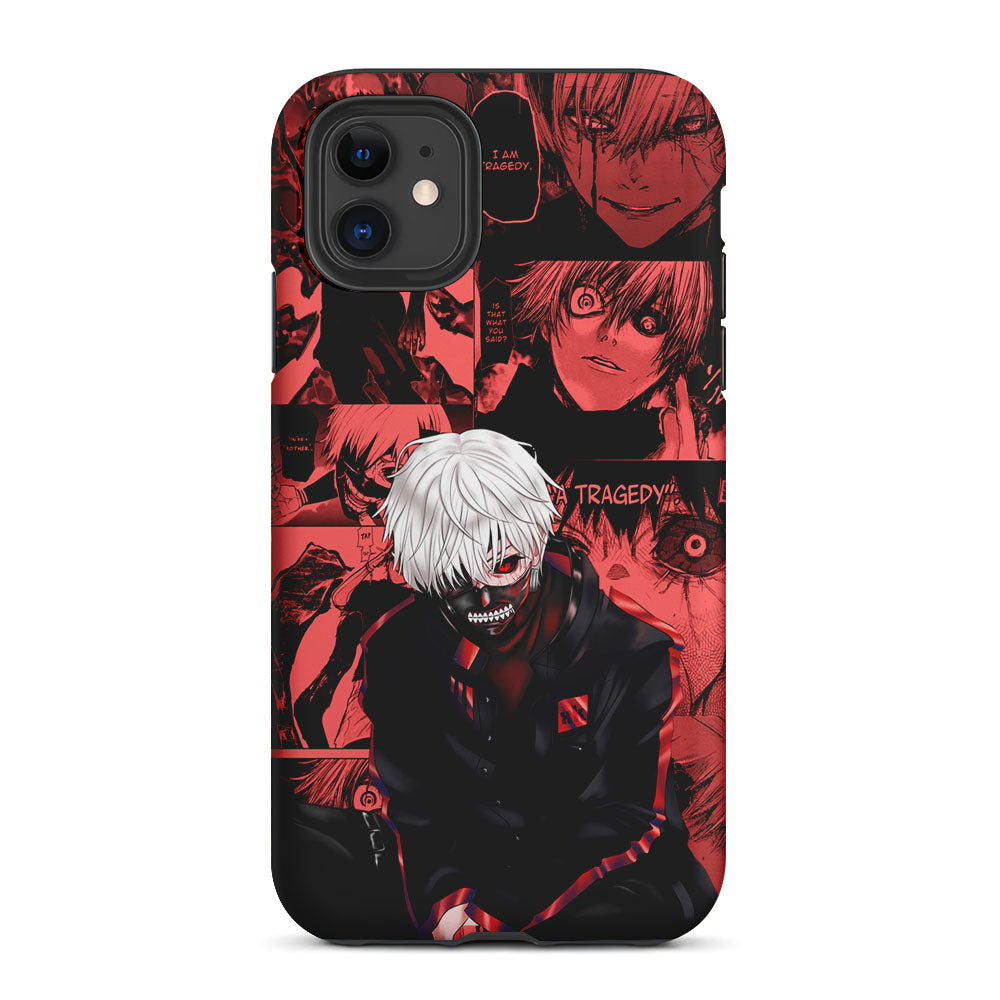 Kaneki Tokyo Ghoul Comic 2 in 1 Tough Phone Case