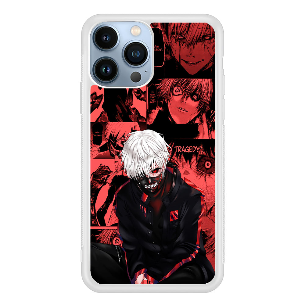 Kaneki Tokyo Ghoul Comic 2D Rubber Phone Case